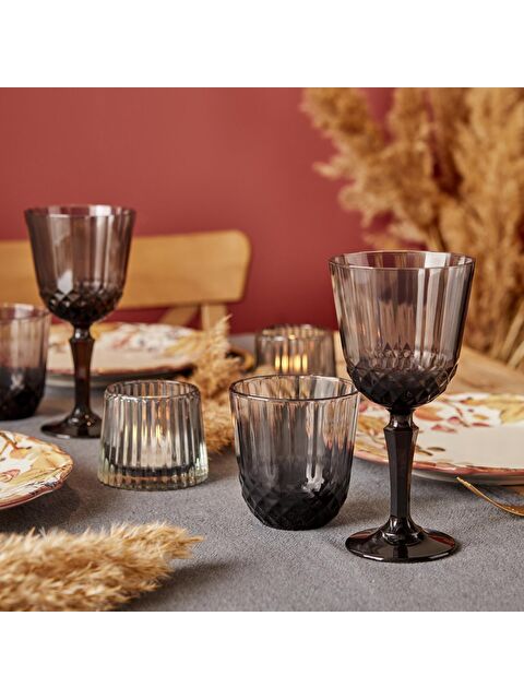 Bella Maison Colore Kesme Bardak-Kadeh Seti 12'li Antrasit - S000028293-29666