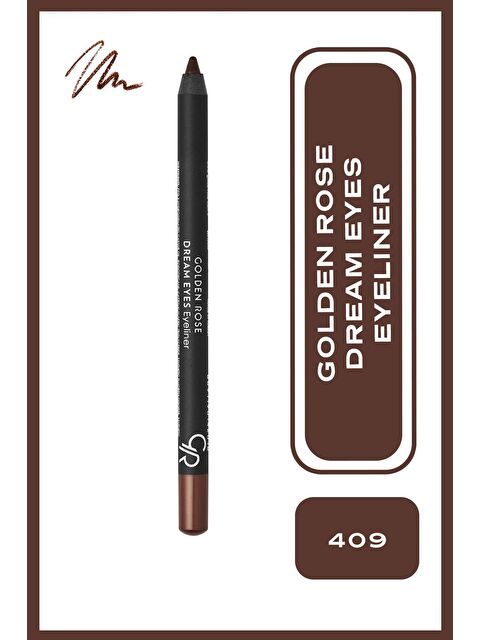 GOLDEN ROSE Dream Eyes Eyeliner No:409 Chocolatte - Göz Kalemi