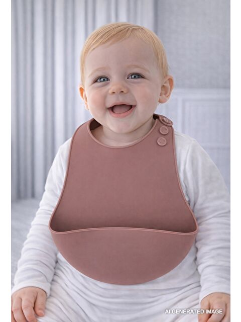 Babyjem 901 Silikon Önlük Mocha - S000429936-26423