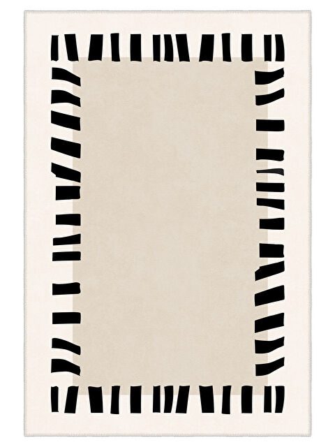 Homefesto Modern Dekoratif Yıkanabilir Kaymaz Taban Halı – İnce, Yumuşak Salon Halısı, Mutfak Halısı ve Yolluk - S000441450-19966