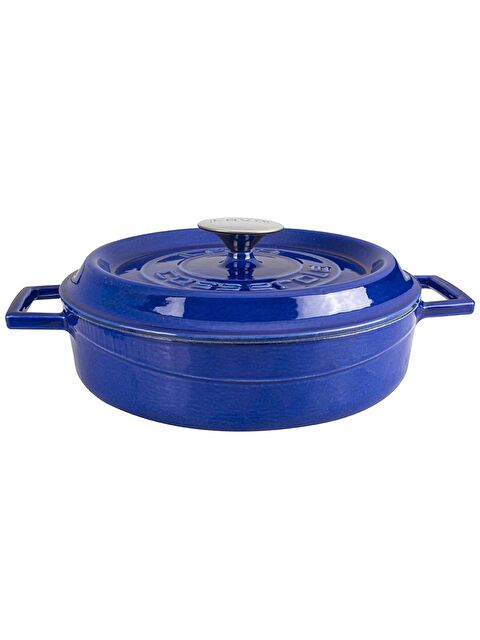 LAVA Çok Amaçlı Yayvan Tencere Döküm Demir Yekpare Kulplu Premium Serisi Çap(Ø)28cm. - S000056669-17234