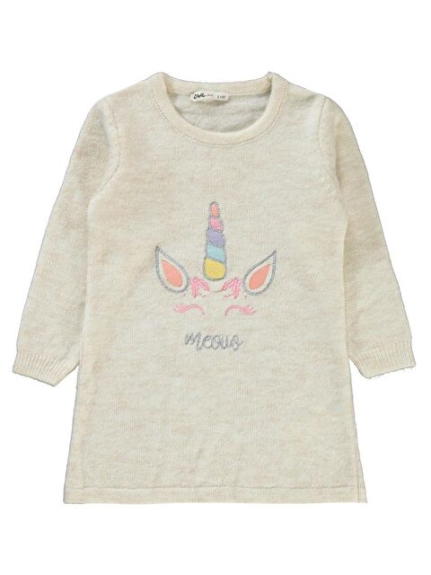 Civil Girls Desenli 2-5 Yaş Elbise - S000283813-19928