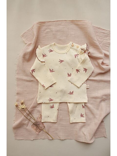 Oh La La Koala For Little Ones Kırlangıç Baskılı Fancy Girls Alt Üst Takım - S000501780-19966