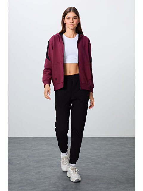 Tommylife Pamuklu Kalın Kapüşonlu Kadın Eşofman Takım   95 - S000331901-37546