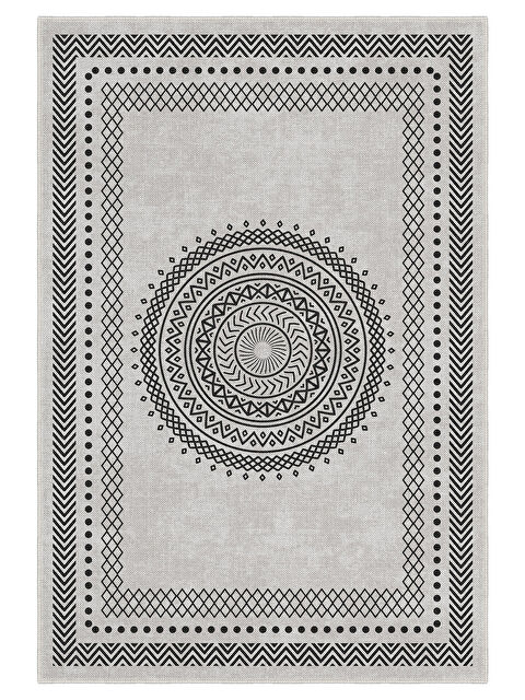 Homefesto Modern Dekoratif Yıkanabilir Kaymaz Taban Halı – İnce, Yumuşak Salon Halısı, Mutfak Halısı ve Yolluk - S000441469-20600