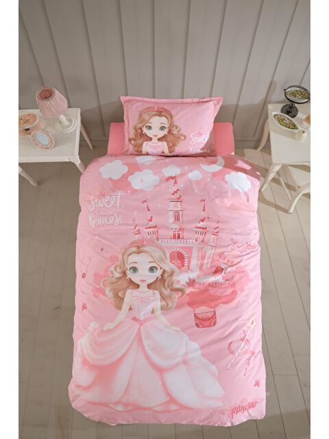 Clasy %100 Pamuk Nevresim Takımı Tek Kişilik Sweet Princess - S000209410-7152