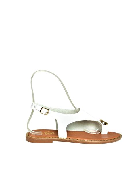 Fox Shoes Beyaz Kadın Sandalet U6522271 - S000401102-20063
