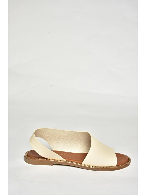 Fox Shoes Bej Kadın Sandalet U8768606 - S000401148-19928