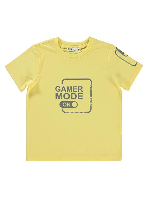 Civil Boys Gamer Mode Reflektör Baskılı 2-5 Yaş Tişört - S000229948-20072