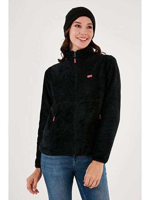 Lela Slim Fit Anti-Pilling Tüylenme Yapmayan Yumuşak Dokulu Fermuarlı Polar Hırka 5907017 - S000107397-19351