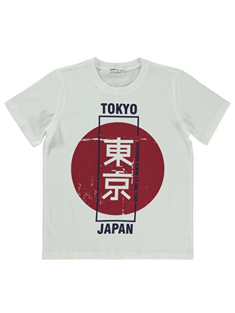 Civil Boys Tokyo Baskılı 10-13 Yaş Tişört - S000362558-19965