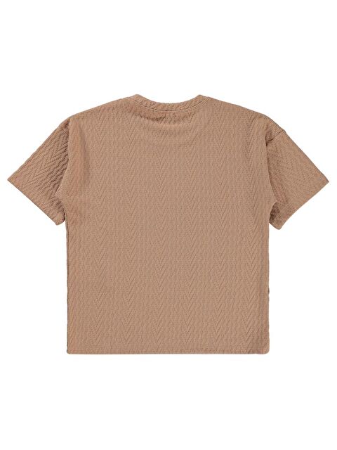 Civil Boys Kendinden Desenli 6-9 Yaş Tişört - S000359424-26429