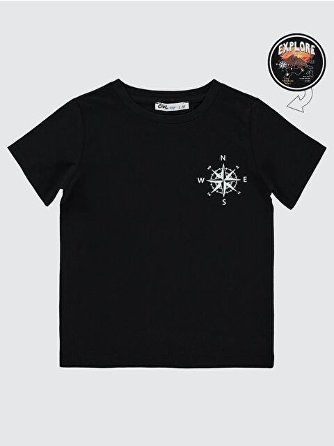 Civil Boys Explore Baskılı 2-5 Yaş Tişört - S000237116-19351