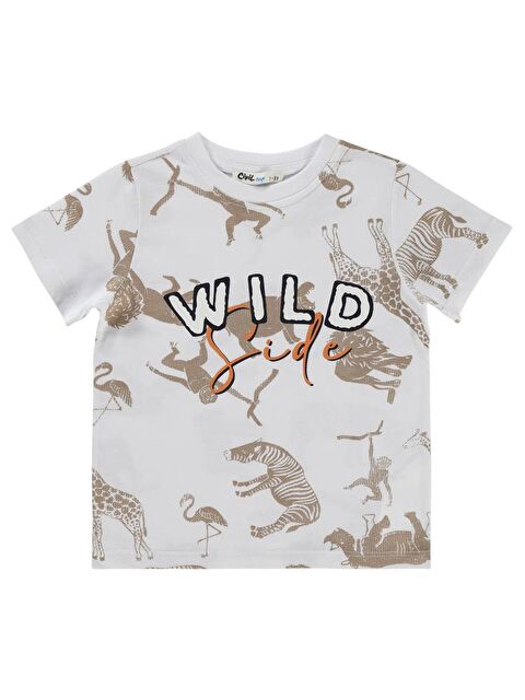 Civil Boys Wıld Baskılı 2-5 Yaş Tişört - S000359479-19965