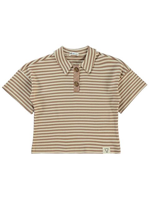 Civil Boys Çizgili Yakalı 2-5 Yaş Tişört - S000198494-19413