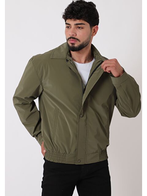 Stilkombin Yakalı Bel Lastikli Nova Mevsimlik Mont BL 1811_60326 - S000380135-18547