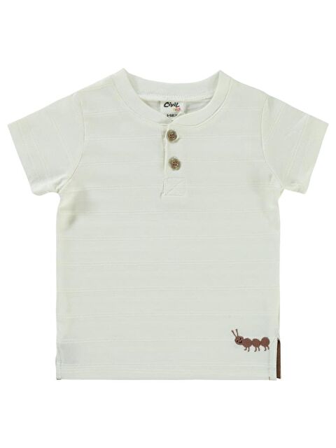 Civil Baby Karınca Nakışlı 6-18 Ay Tişört - S000382638-19966