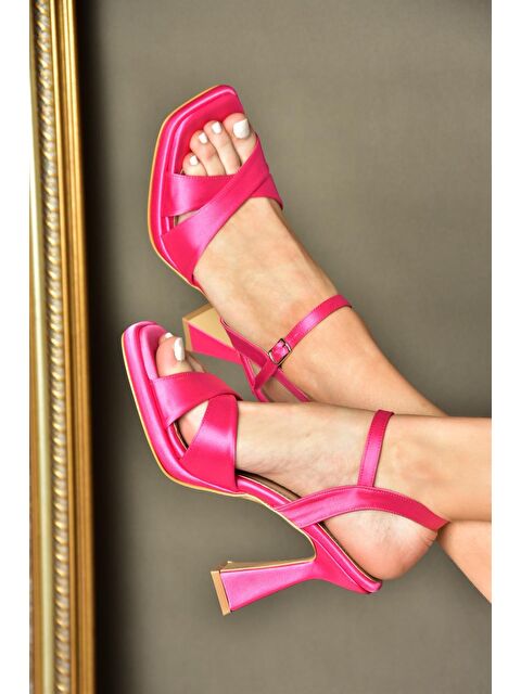 Fox Shoes P5690210 Fuşya Kadın Topuklu Ayakkabı - S000081048-18686