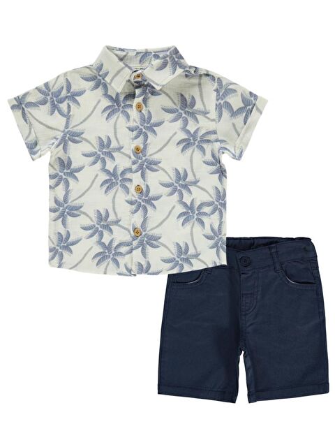 Civil Baby Palmiye Baskılı 6-18 Ay Takım - S000368045-23093