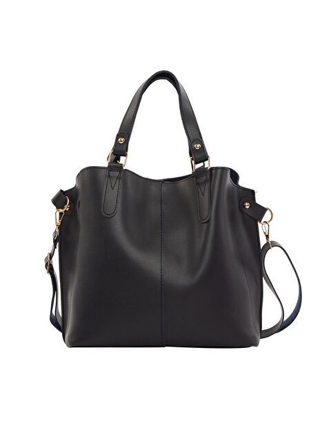 Bagmori Üç Bölmeli Çıtçıt Detaylı Çanta - S000001104-21164