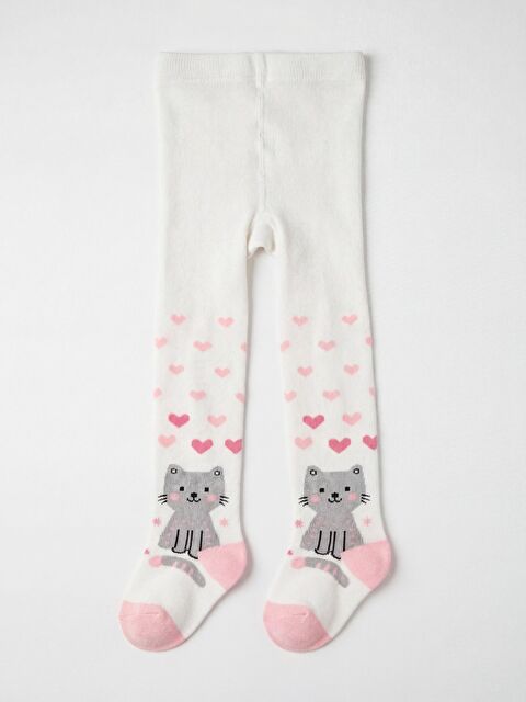 Civil Baby Kedi 6- Bebek Kız Külotlu Çorap - S000471919-19965