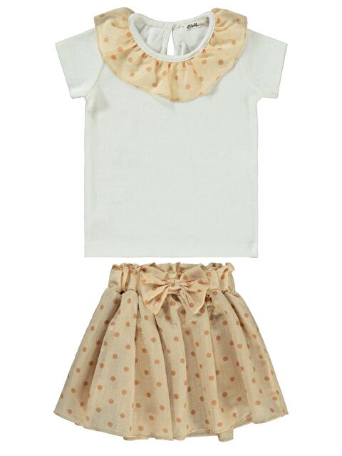 Civil Girls Puan Baskılı 2-5 Yaş Takım - S000359562-19965