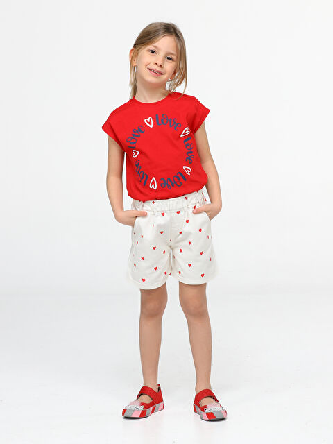 Casabony Love Kalpli Denim Şort Takım - S000144694-37325