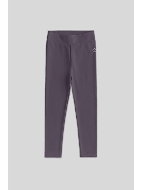 Tommylife Eflatun Yüksek Bel Dar Paça Kız Çocuk Tayt - 75047 - S000232375-17234