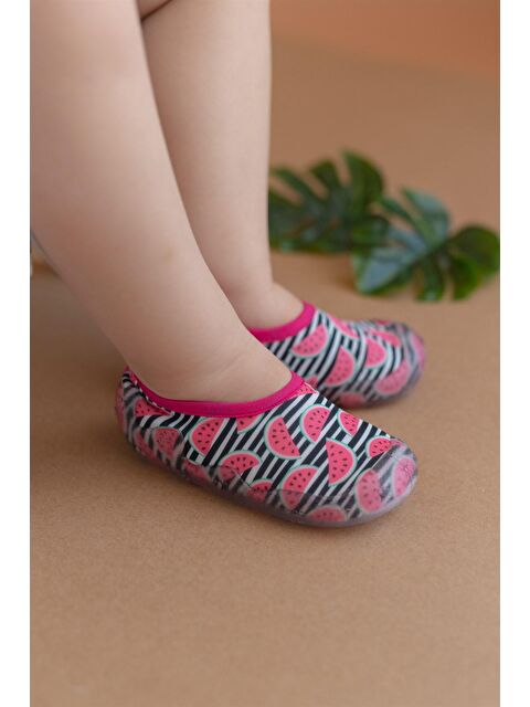 First Step Karpuz Kız Çocuk Kaydırmaz Tabanlı Deniz Ayakkabısı - S000028351-18686