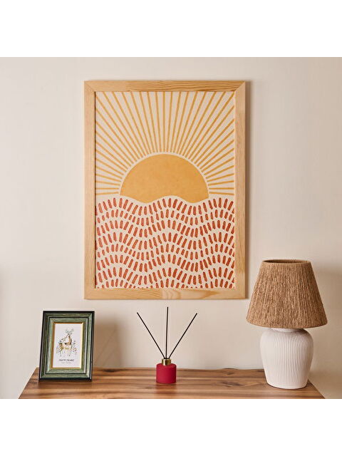Evidea Deco Sun Madness Çerçeveli Tablo - Bej - 50x70 cm - S000383317-19928