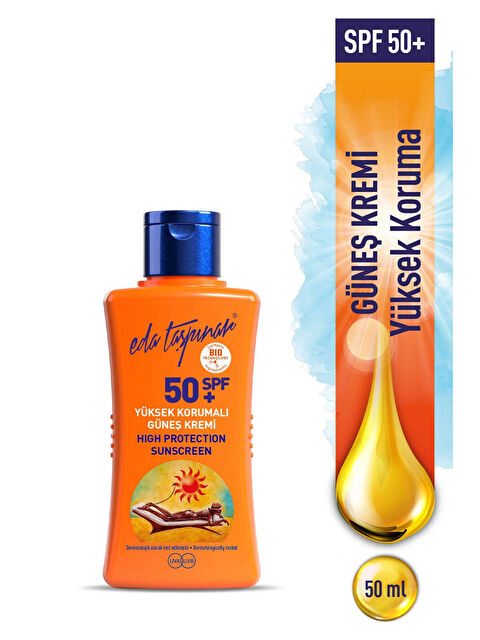 Eda Taşpınar Seyahat Boy Yüksek Korumalı Güneş Kremi Spf50+ - 50 ml