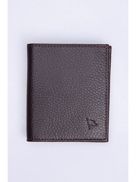 TUDORS Hakiki Deri Kahverengi Erkek Cüzdan - S000079231-19413