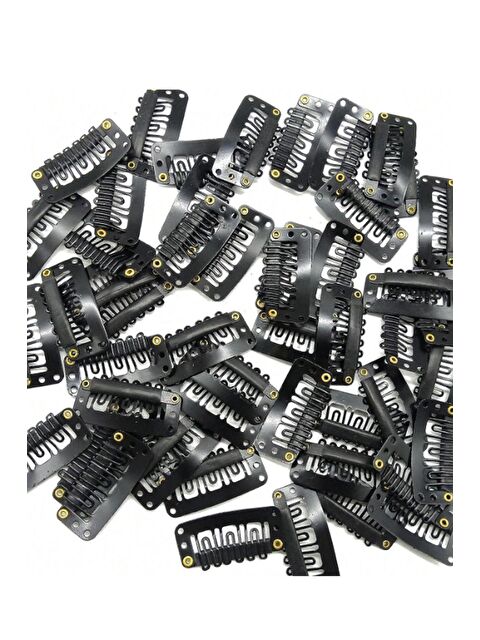 New Obsessions Kaynak-Postiş ve Şapka Tutucu Siyah Çıtçıt Toka 10 adet - S000144974-19351