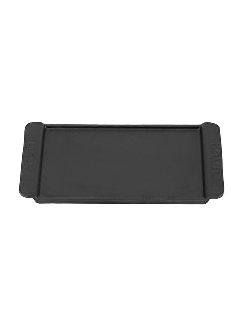 LAVA Dikdörtgen Servis Tabağı. Siyah Renk. Ölçü 13x25cm. - S000056573-19351