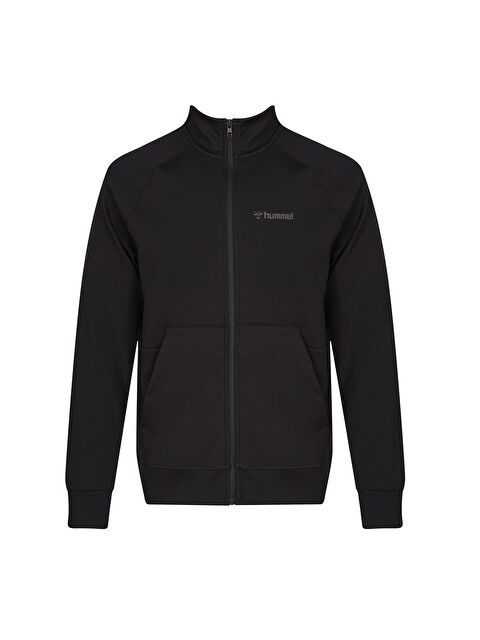 Hummel Evon Siyah  Erkek Fermuarlı Sweatshirt Hırka - S000165306-19351