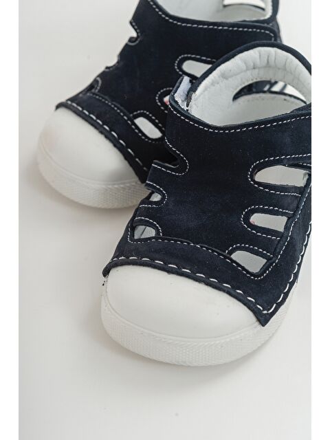 Mnpc Unisex Çocuk Lacivert Deri Ortopedik Destekli İlk Adım Ayakkabı - S000064260-21164