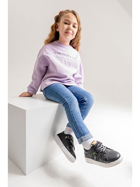 Mnpc Kız Çocuk Siyah Hakiki Deri Anatomik Günlük Ayakkabı - S000270850-19351