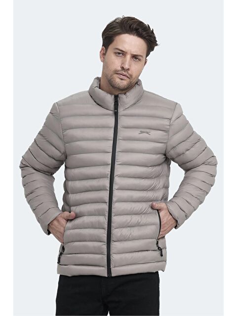 SLAZENGER HAYDEN IN Erkek  Kaban Taş Gri - S000097848-25636