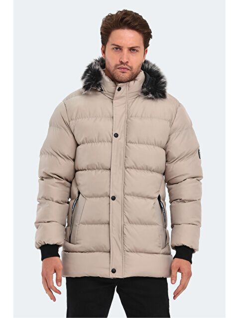 SLAZENGER HECK IN Erkek Mont & Kaban Taş Gri - S000097847-25636