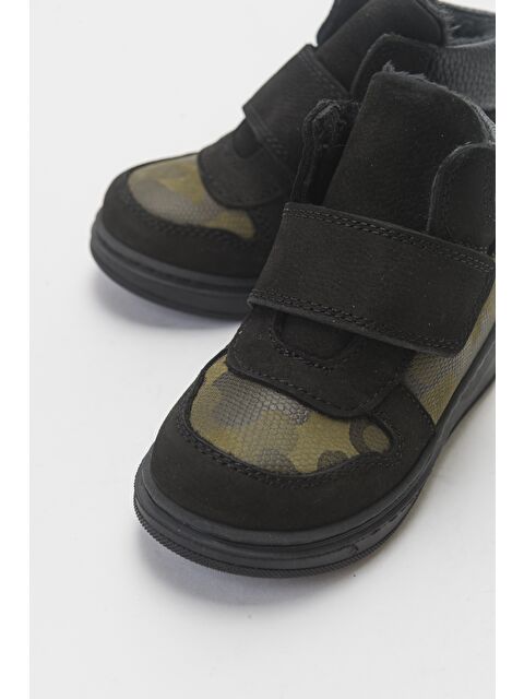 Mnpc Erkek Çocuk Siyah Hakiki Deri Çocuk Bot - S000064270-19351