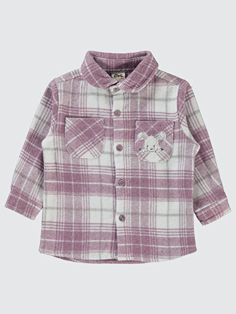 Civil Baby Kız Bebek Gömlek 6-18 Ay Lila - S000296714-17878