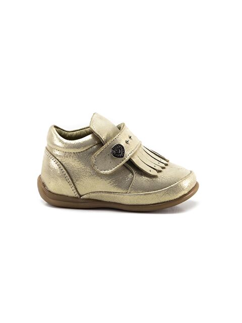 Mnpc Kız Çocuk Bej Simli Deri Ortopedik Destekli İlk Adım Bot - S000064381-19928