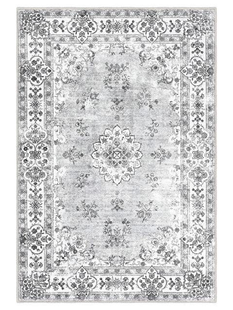 Homefesto Dekoratif Özel Tasarım Yıkanabilir İnce Kaymaz Tabanlı Modern Halı KECE FR25 - S000354477-20600