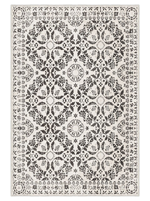 Homefesto Dekoratif Özel Tasarım Yıkanabilir İnce Kaymaz Tabanlı Modern Halı KECE FR24 - S000354048-20600