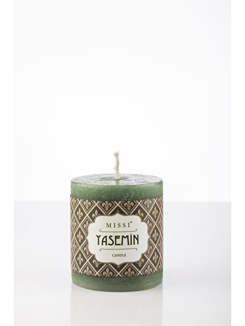 Missi 7x8 Yeşil Silindir Mum - S000106245-18194