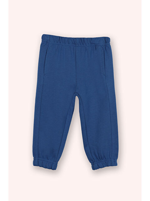 Panço Erkek Bebek Cepli Mavi Eşofman Altı - S000333727-23710