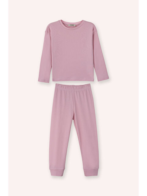 Panço Kız Çocuk Fuşya Pijama Takımı - S000333688-18686