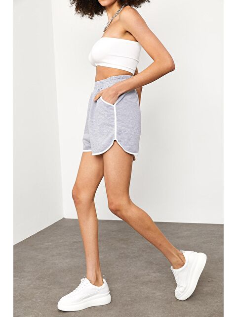 Xhan Gri Cepli Biyeli Şort 1KZK8-11189-03 - S000031996-20600