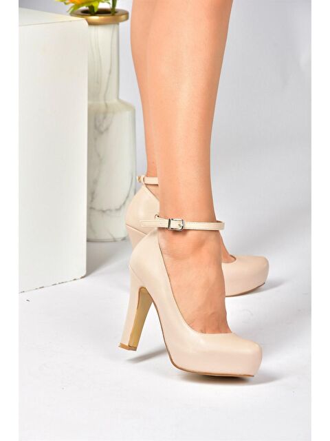 Fox Shoes Ten Platform Topuklu Kadın Abiye Ayakkabı M348007709 - S000043914-26407