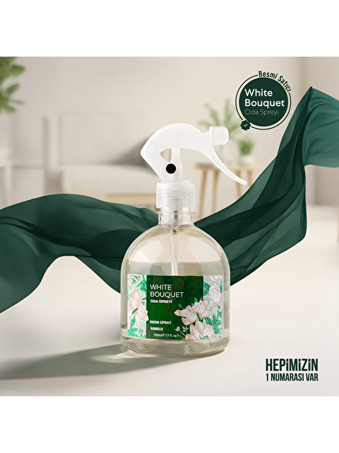 Bargello White Bouquet 485 Ml Plasti̇k Sprey Ortam Kokusu